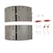 Fleetline Brake Shoe Kit - Two Lined Brake Shoes With Hardware, New, Abex, Ex, 23000 Gawr 4709ES2HP - alternate 2
